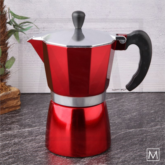Moka Pot - 6 Kişilik Kahve Demleme Cezvesi - 360 ml