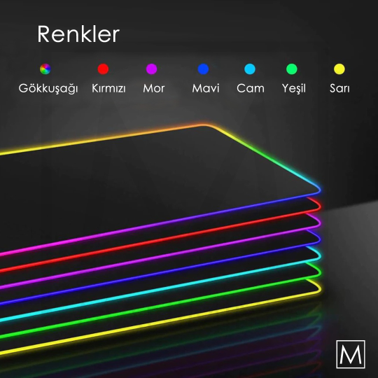 RGB Mouse Pad Renkleri